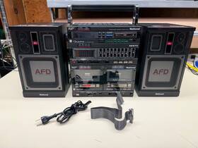 Rx-xe570 National Portable Stereo Component System Works Nice Condition