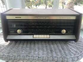 26196 Norelco Vintage A3 Bi Ampli Stereo Gram Shortwave Fm Radio