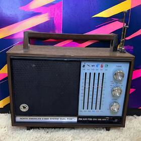 6222 Northern American Vtg Transistor Radio Wood 6 Band Dual Power Am/fm Japan 6222 Northern American Vtg Transistor Radio Wood 6 Band Dual Power Am/fm Japan