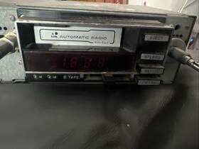 Rcj-3349 Not Sure Vintage Late 70s Am/fm Car Stereo Radio First Red Digital Model Rcj 3349