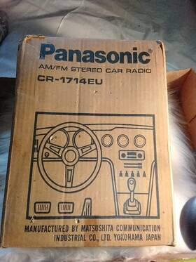 Cr-1714 Panasonic Am/fm Stereo Car Radio