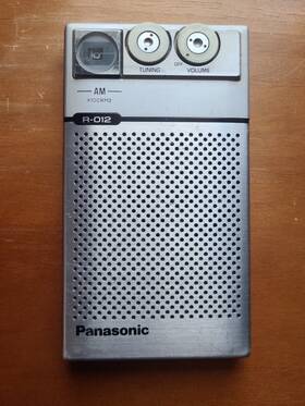 R-d12 Panasonic Vintage Working Am Pocket Radio