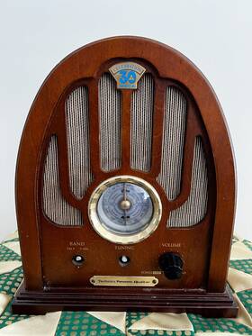 Re-30 Panasonic Vtg Am/fm Radio Works Watch Video Read Desc- Missing Knob