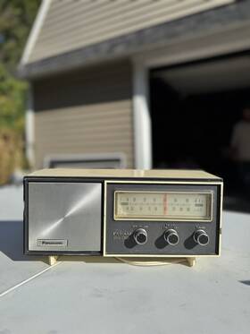 Re-6137-e Panasonic Vintage Am/fm Solid State Radio Model Re-7301 Works Tested Retro 1970s