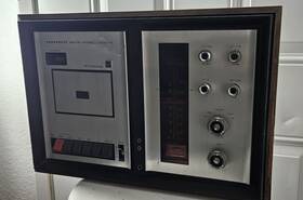 Re-7060 Panasonic Rare Stereo Tape Fm/am Radio - Vintage Wood Cabinet