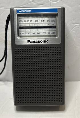 Rf-1030 Panasonic Fm/am/weather Band Pocket Radio Not Working /parts Vintage