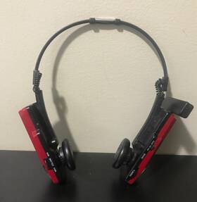 Rf-h8 Panasonic Vintage Soundband Am/fm Headphone Radio Made In Japan Works