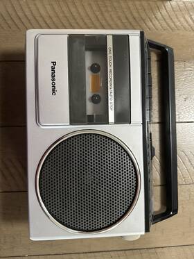 Rq-420 Panasonic Am/fm Radio Cassette Recorder One Touch Recording Auto Stop
