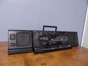 Rx-cd70 Panasonic Model Vintage 1985 Am/fm Stereo Cd Cassette Player Boombox