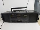 Pc-rw150 Jvc Boombox Ghetto Blaster Portable Radio Dual Cassette Player