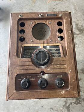 Crb130 Pearce Simpson Vintage Marine Radio Transceiver Model Untested Crb 130