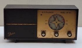 Af-601 Petite Vintage Brand Model Hi-fi Am/fm Radio - Untested