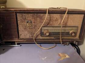 938-124 Philco Am Fm Speaker Radio Vintage Parts Or Repair