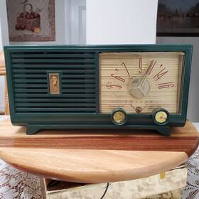 Philco D-597-124 Vintage 1955 D-507-1 Tube Radio / Did Not Power Up Parts Or Repair