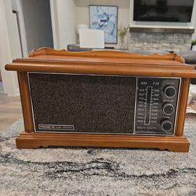 Philco Ford R436ma Vtg Model R436- Ma Am Fm Radio Wood Cabinet