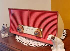 J-846 Philco Vintage Mcm Am Tube Radio Twin Speaker 1960 Completely Restored