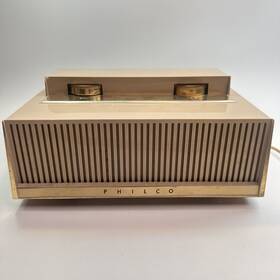 J838-124 Philco Vintage 1950 S Radio Vacuum Tube Am Unique Rare Collectible