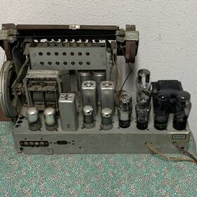 M-88624 Philco Vacuum Tube Radio Chassis M 88624 With Tubes And Patent Label