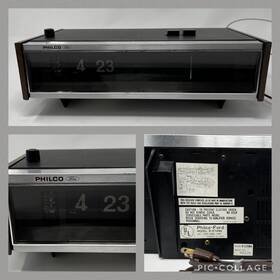 R-574wa Philco R-574w4 Vintage Ford Flip Clock Am/fm Radio Rare Model Tested See Video
