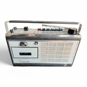 22rl Philips Old/vintage Radio Cassette 673/52r Made In Holland