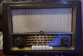 Af7800 Philips Vtg Mcm Phillips Norelco Tube Radio All Buttons Work Tuner Slides Tested