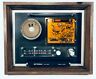 Pr-200m Vintage Transistor Skeletonized Wall Radio In Shadowbox Model