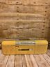 Qt-50 Sharp Vintage Yellow Stereo Radio Cassette Player Boombox
