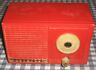 Ra-48-8154-a Ra12-8121a Coronado Vintage Plastic Radio Bright Red Model Nice