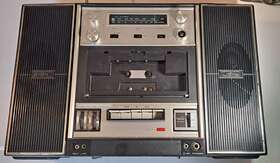 Csc-9350m Radiocrown Corp. Stereo Cassette Crowncorder Untested/parts Only