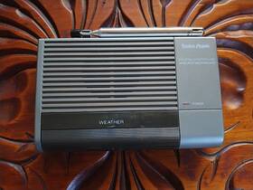 12-241 Radioshack 12-243 Radio Shack 3 Channel Crystal Controlled Weather Vintage Tested