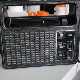12-663 Radioshack Am Fm Table Radio Vintage Tested Working