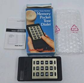 43-141 Radioshack Vintage Radio Shack Pocket Tone Dialer Complete With Box And Paperwork - Works