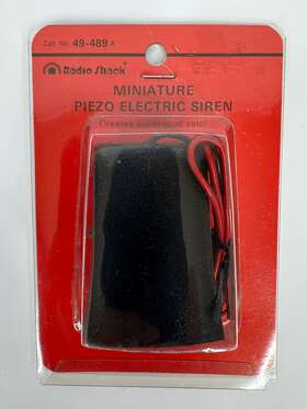 49-489 Radioshack Radio Shack Miniature Piezo Electric Siren