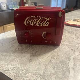 Mc-194 Randix Corporation Of Amcerican Vintage 1991 Coca Cola Mini Cooler Am/fm Novelty Radio Model