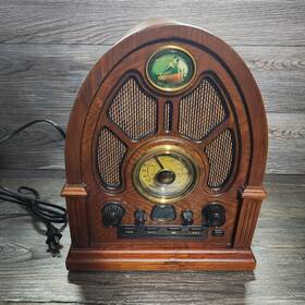 6180-001 Rca Classic Radio Model E Victor Brown Vintage Style Working