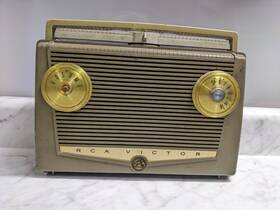 8-bx-6j Rca 50s Victor Superheterodyne Portable Tube Radio Power