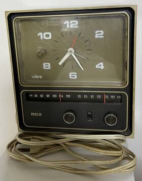 852b Rca Vintage Vibra Rvs Am Fm Alarm Clock Radio Desert Beige Tested Working 852b Rca Vintage Vibra Rvs Am Fm Alarm Clock Radio Desert Beige Tested Working