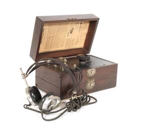 Er-753a Rca 1923 Radiola I Crystal Radio With Orig. Detector And Brandes Headset Works