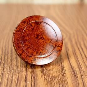 H1166 Rca Vintage Brown Bakelite Radio Knob Retro 1/4 Inch Opening / Spring
