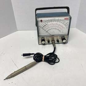 Wv-98c Rca Mv-98c Vintage Senior Voltohmyst Meter Model With Probe And Alligator Clip