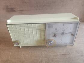 Rdd19z Rca Rfd19z Victor Clock Tube Radio Am 1950s Pale Yellow Parts Repair Vintage Usa
