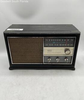 Rgc43n Rca Antique Model Victor Recorder Ebony Cabinet Radio Not Tested