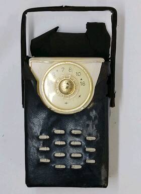 Rh10 Rca Vintage Victor Model 3 Transistor Radio With Case Handheld Superheterodyne