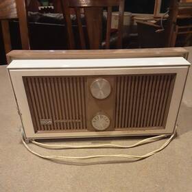 Rha21n Rca Victor Transistor Radio Ivory Untested Vtg