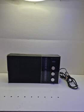 Rhc21j Rca Vintage 1960s Victor Solid State Am Fm Tabletop Radio Gray/green Work