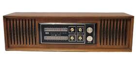 Rhc60w Rca Victor Solid State Radio 120 Volt Table Top Am Fm Mid Century Vintage