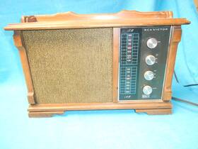 Ric35-l Rca Vtg 1960s Victor Am Fm Model Maple Case Radio Works Read