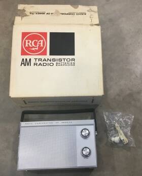 Rjg37n Rca Vtg Radio Am Solid State Japan 8 Transistor Nos Untested