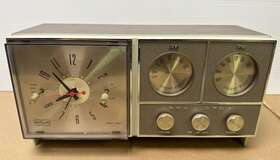 Rjs99-w-k Rca Victor Am Fm Afc Radio Alarm Clock Rjs99 Walnut Gray Vintage Rjs99-w-k Rca Victor Am Fm Afc Radio Alarm Clock Rjs99 Walnut Gray Vintage