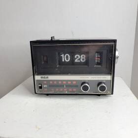 Rzs476w Rca Flip Clock Am/fm Radio Alarm Works